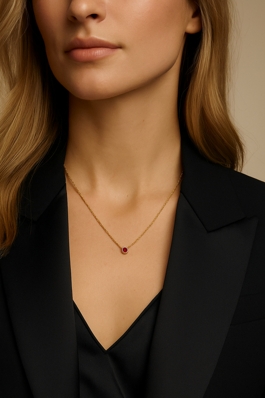 Vineta Ruby Necklace