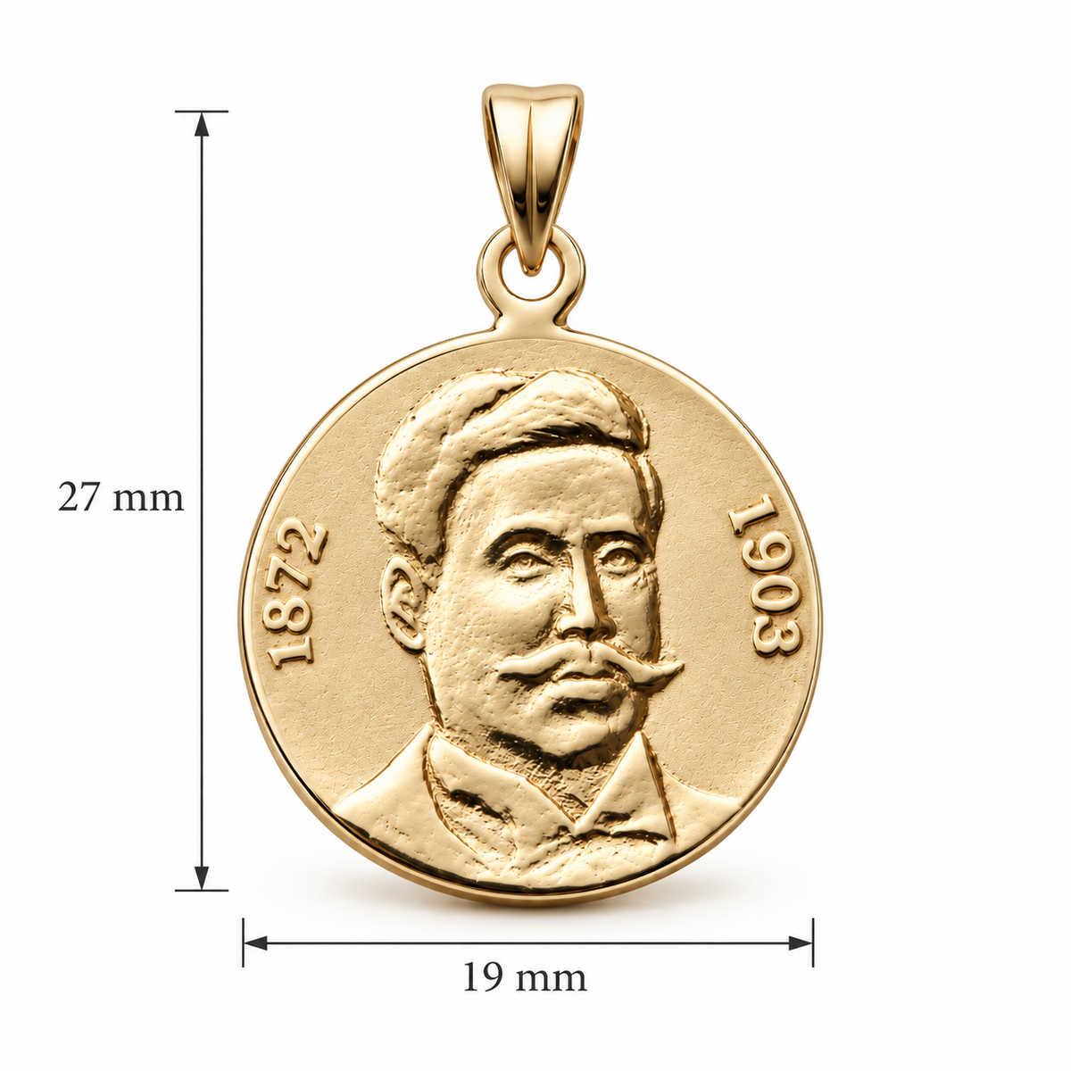Delčev Pendant - Gold