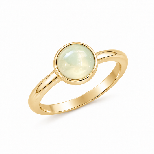 Elena Opal Ring - Gold