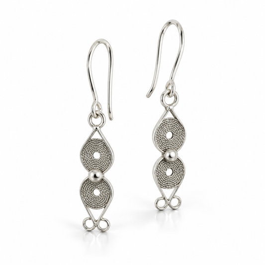 Lila Filigree Earrings
