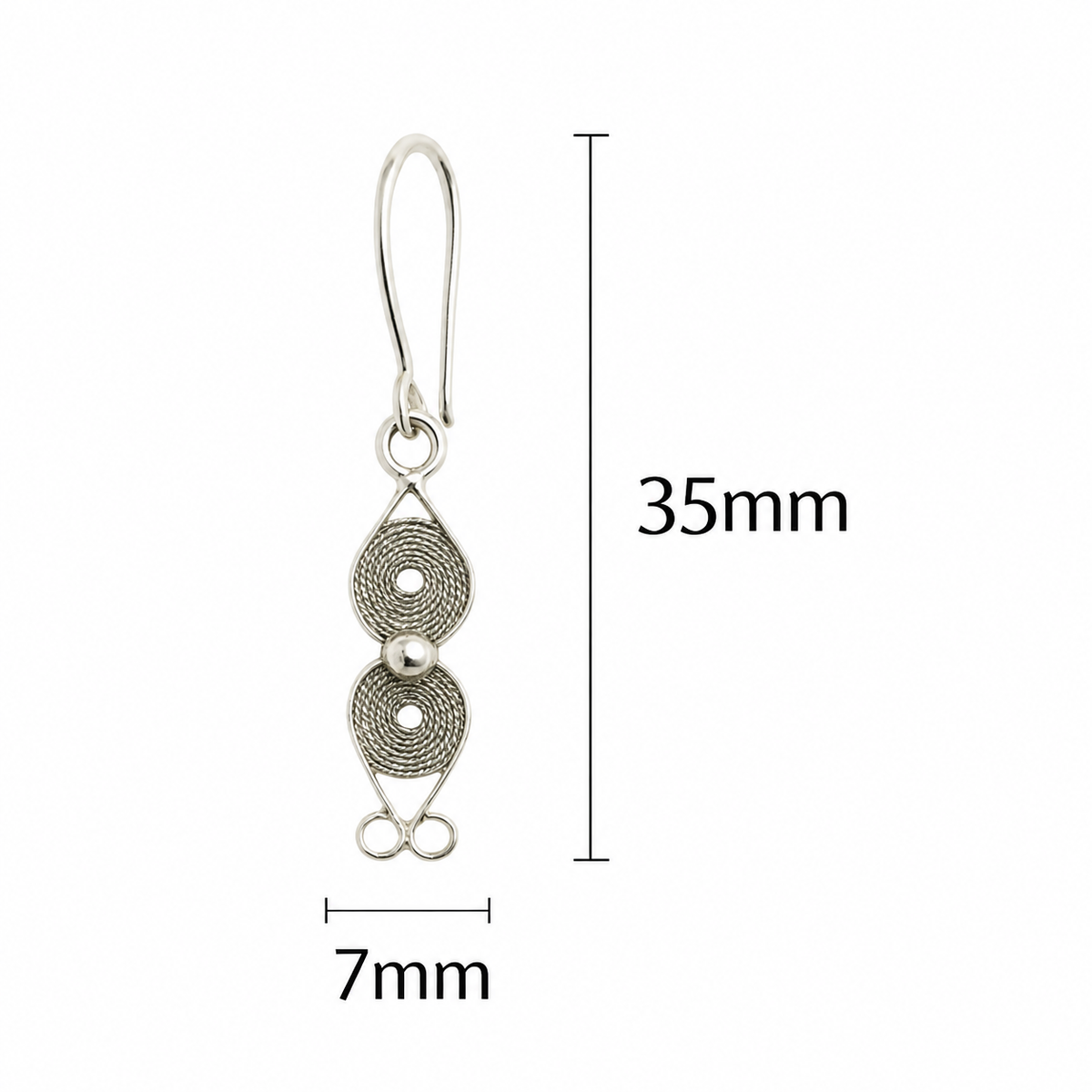 Lila Filigree Earrings