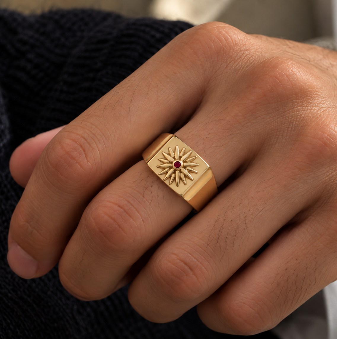 Pella Signet Ring - Gold