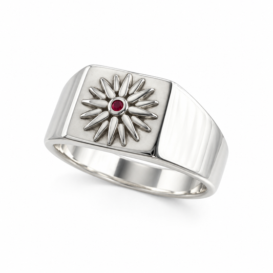 Pella Signet Ring - Silver