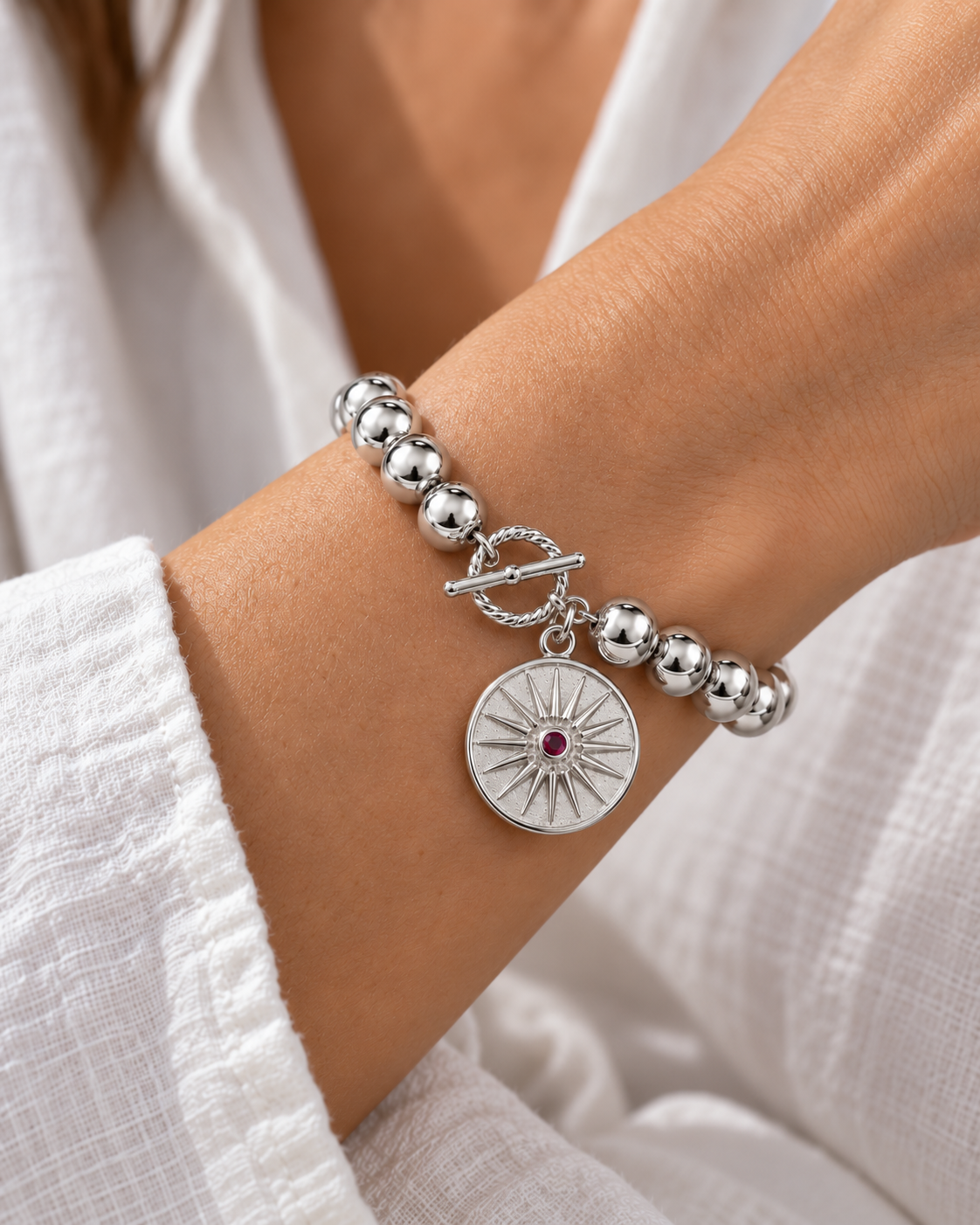 Sfera-12 Sonce Bracelet - Silver