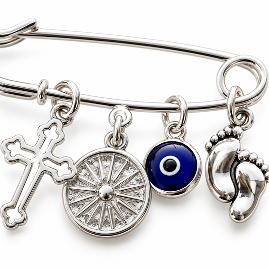 Guardian Baby Pin - Silver