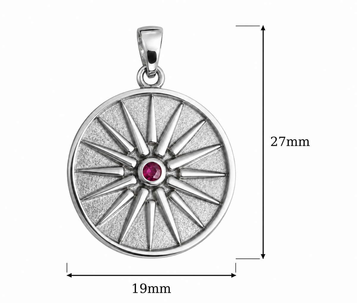 Sonce Pendant - Silver