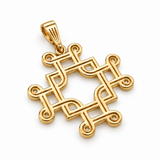 Veljusa Cross Pendant - Gold