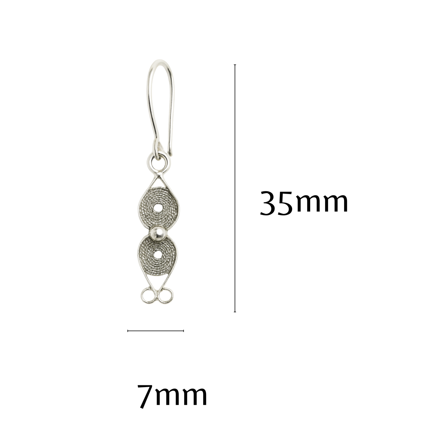 Lila Filigree Earrings