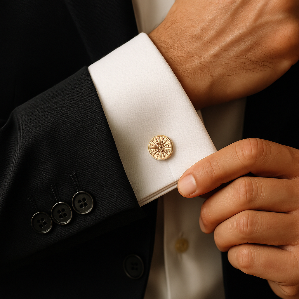 Macedonian Sun Cufflinks