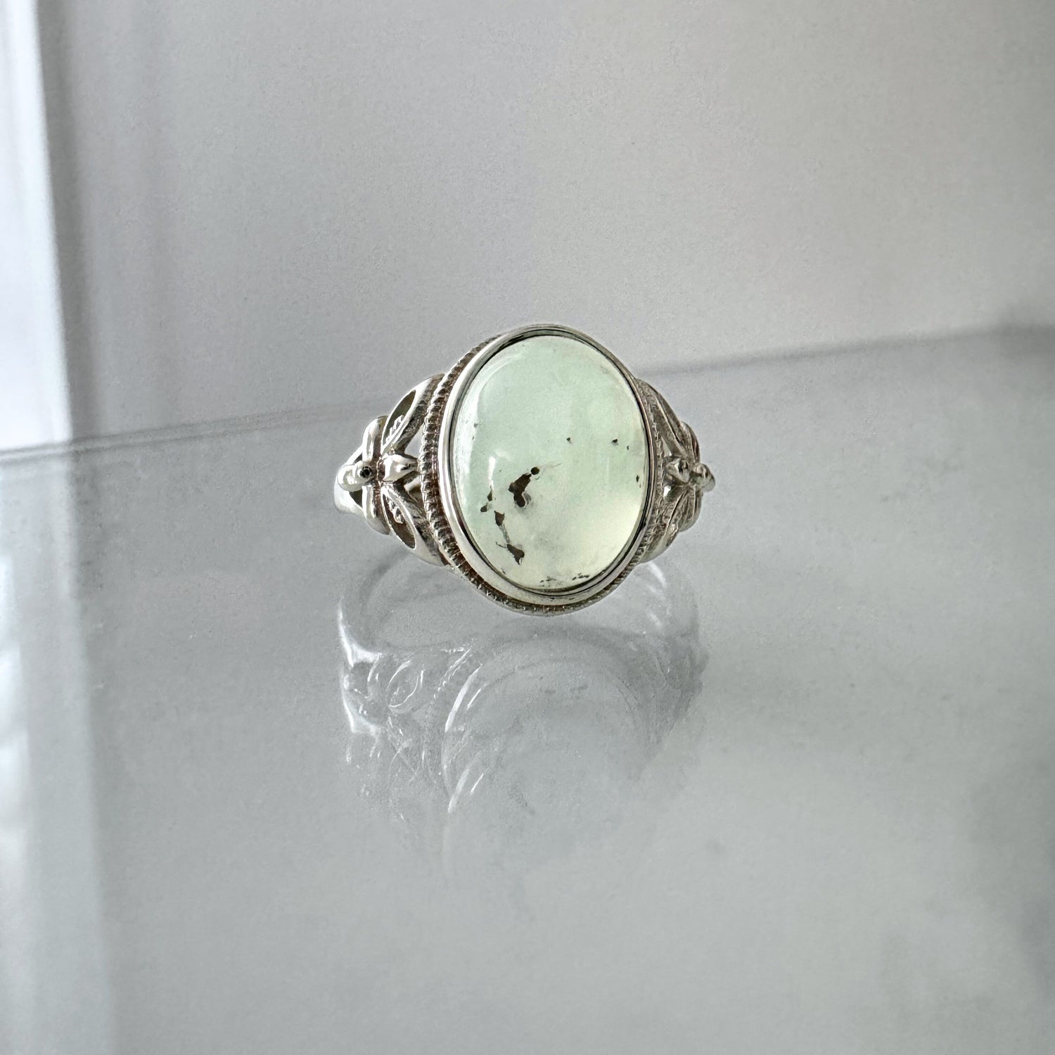 Macedonian Green Opal Rings