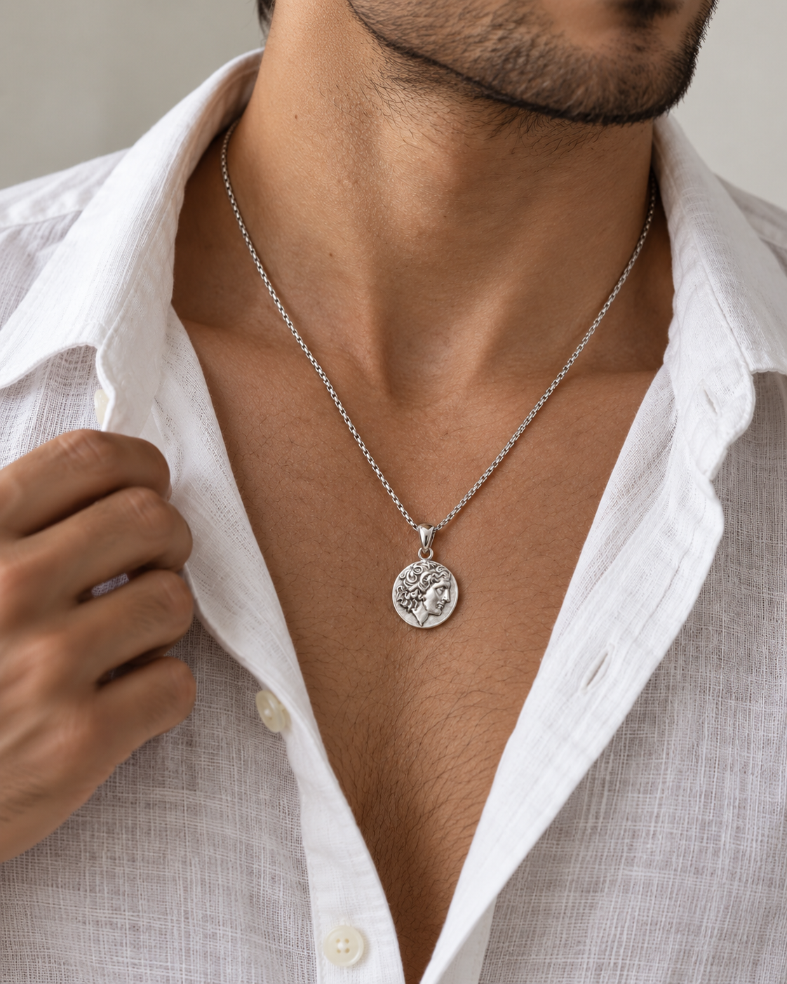 Aleks Pendant - Silver