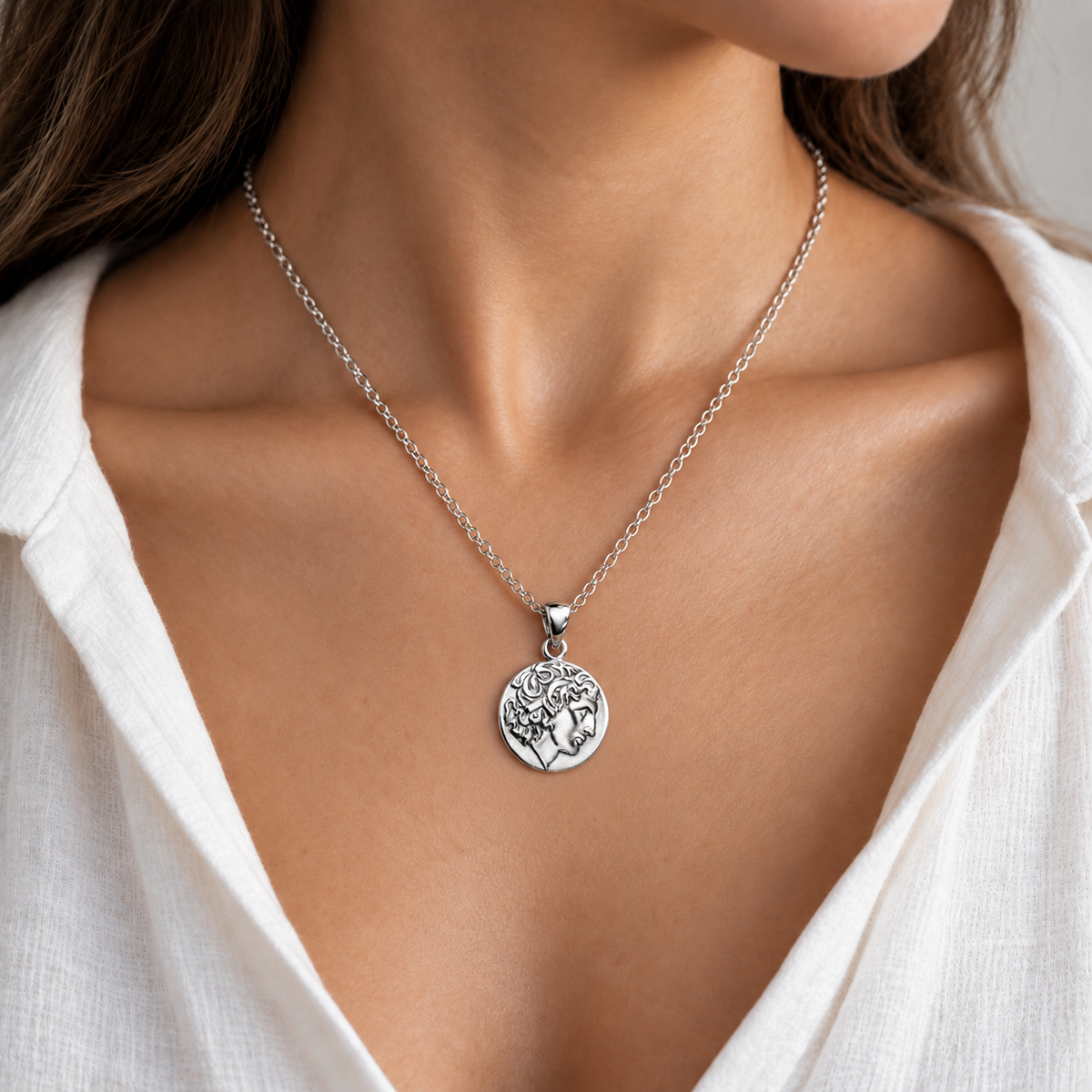 Aleks Pendant - Silver