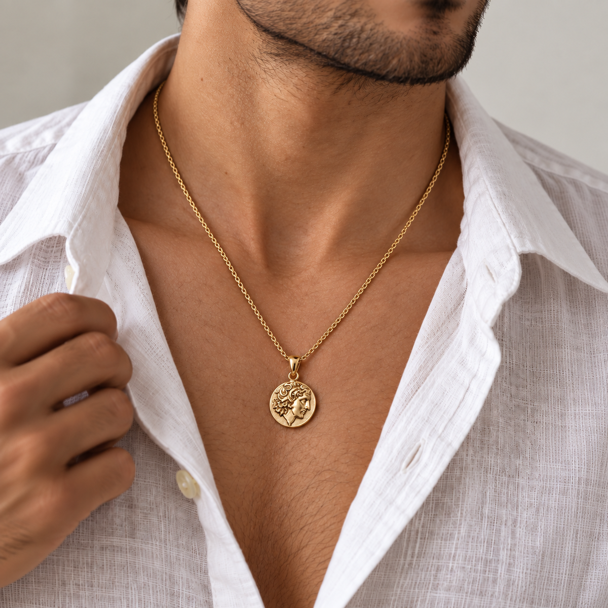 Aleks Pendant - Gold