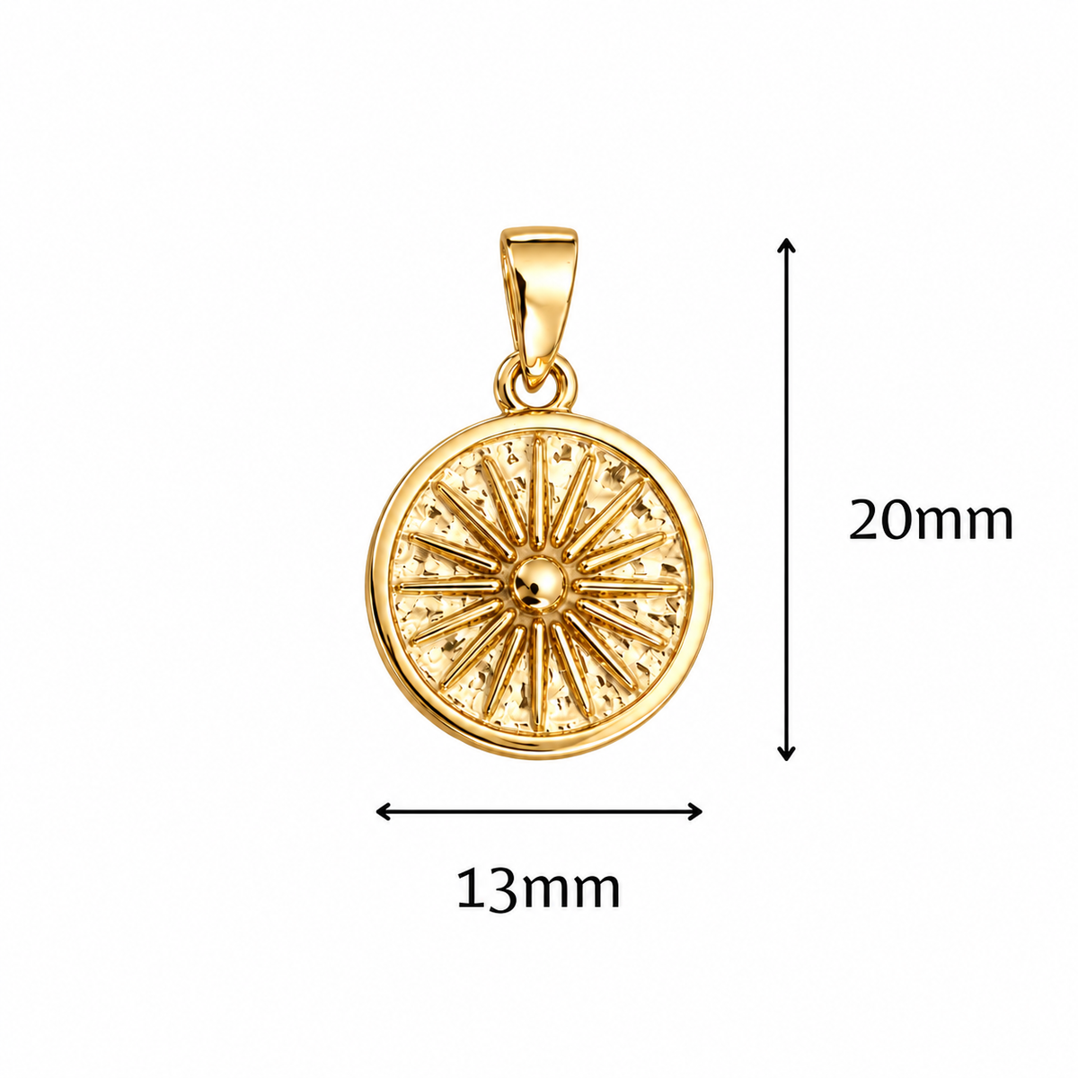 Angelina Pendant - Gold