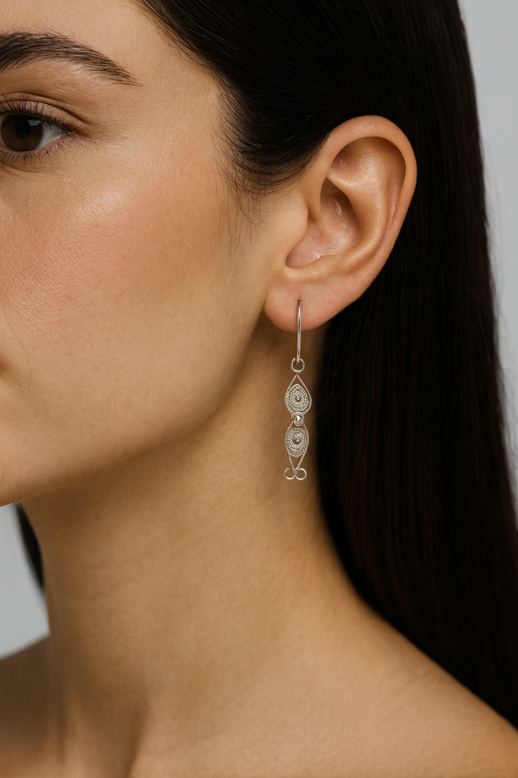 Lila Filigree Earrings