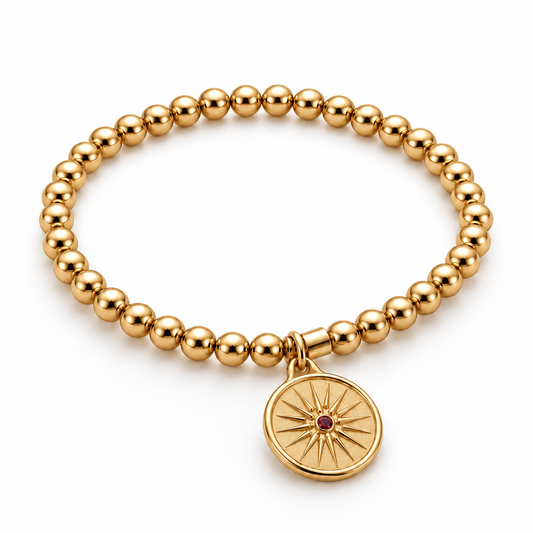 Sfera Stretch - Sun Bracelet - Gold Filled