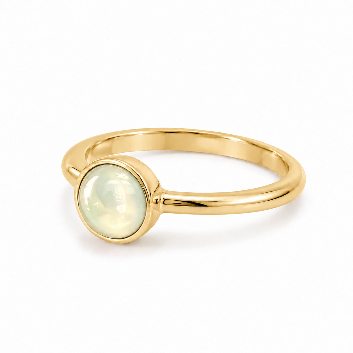 Elena Opal Ring - Gold