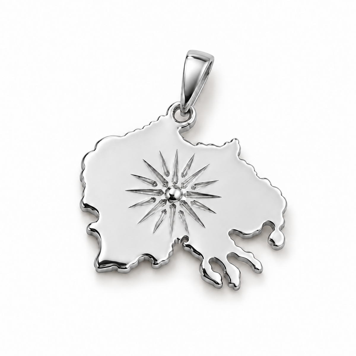 Karta Pendant - Silver