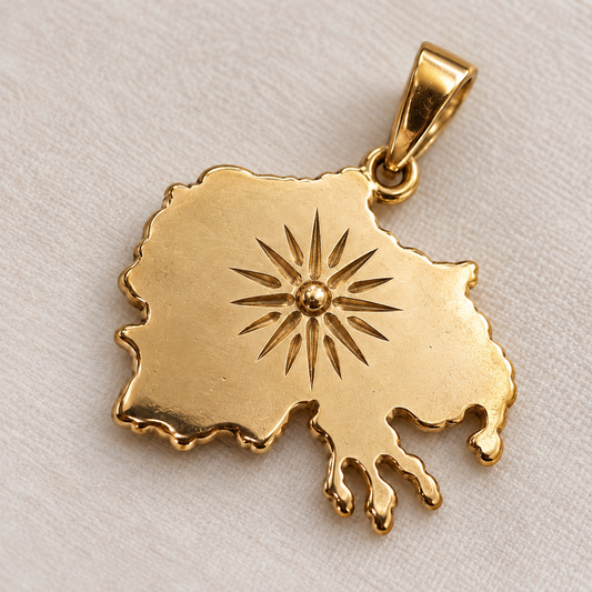 Karta Pendant - Gold