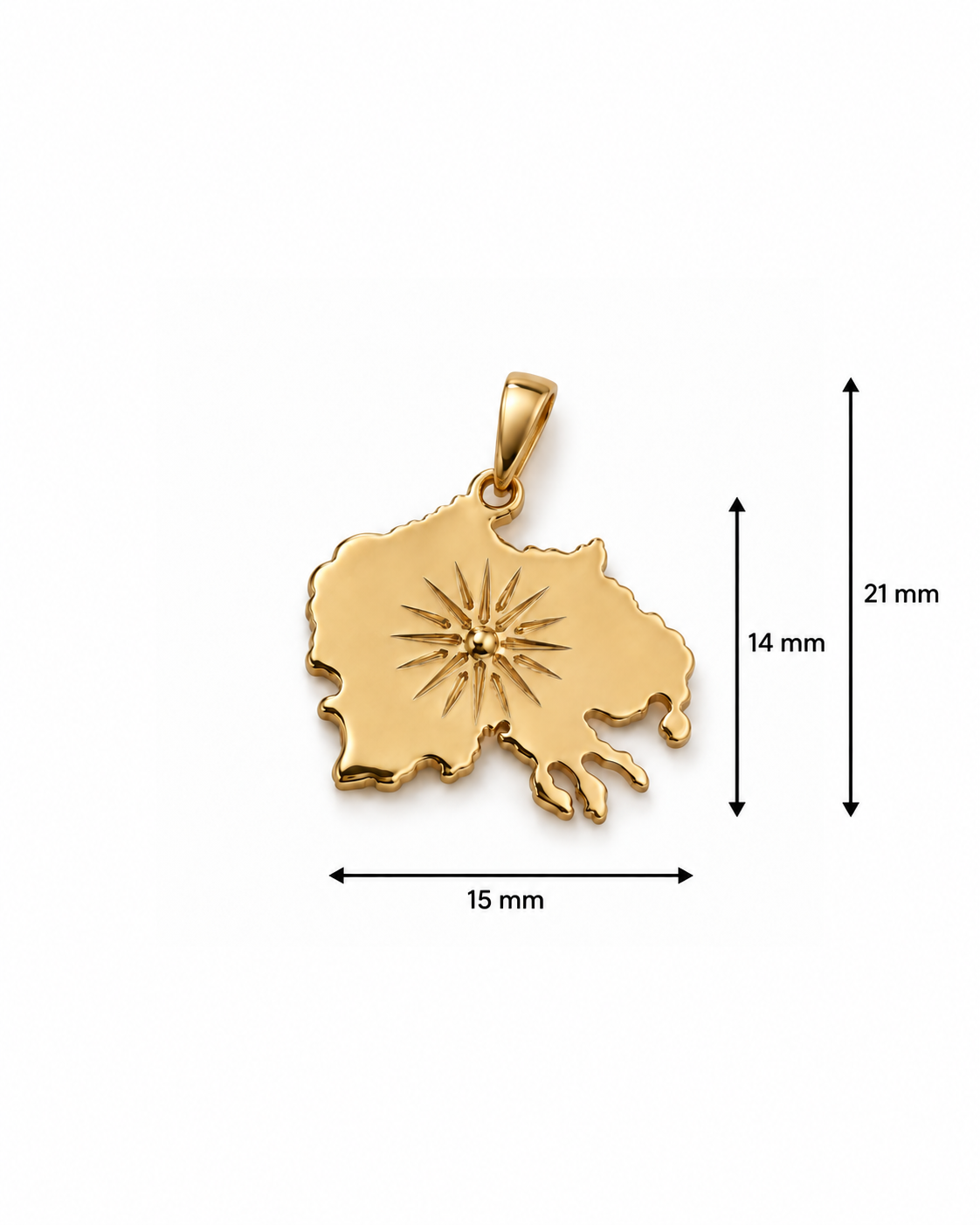 Karta Pendant - Gold