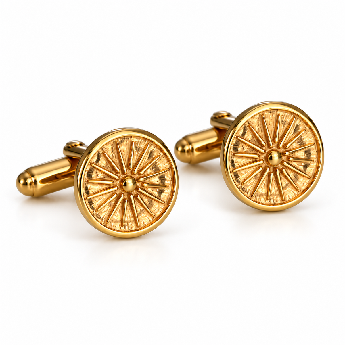 Kutleš Cufflinks - Vermeil Gold
