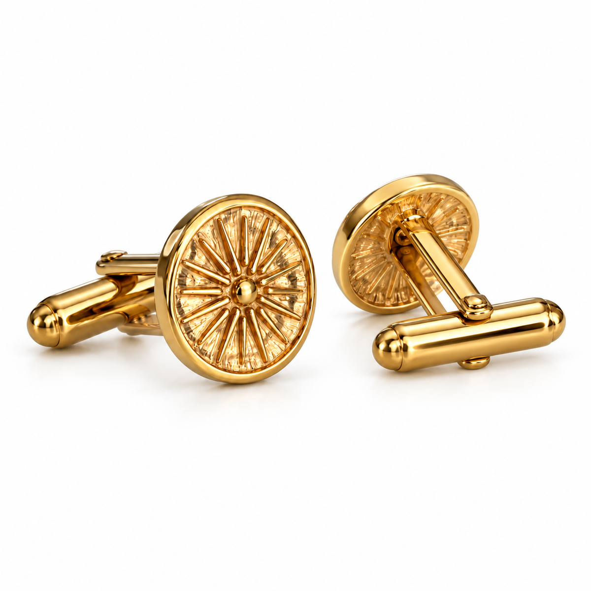 Kutleš Cufflinks - Vermeil Gold