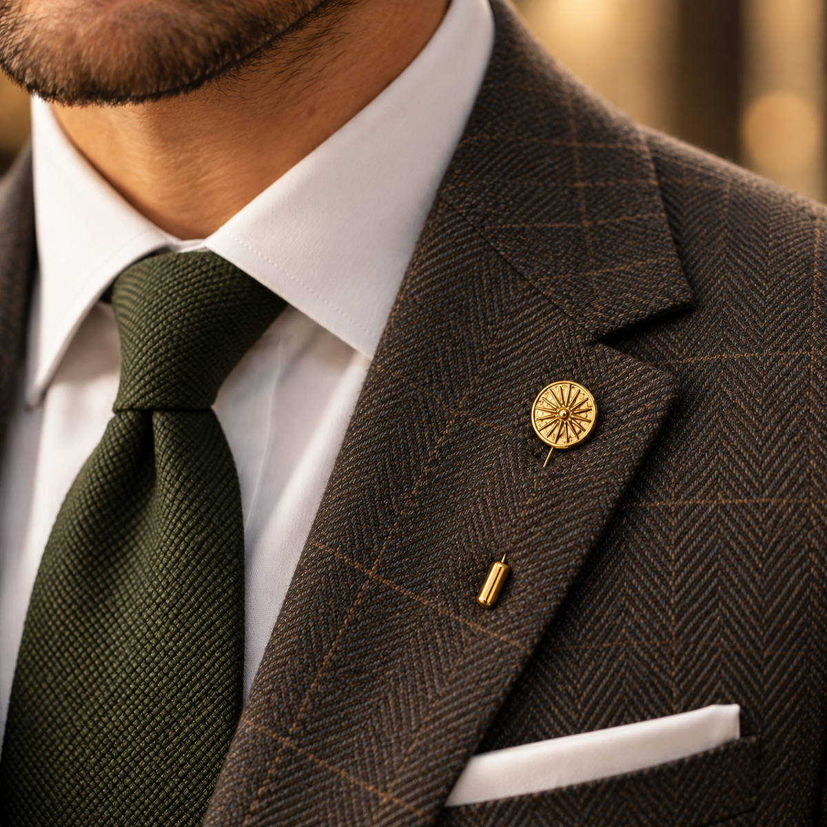 Kutleš Lapel Pin - Vermeil Gold