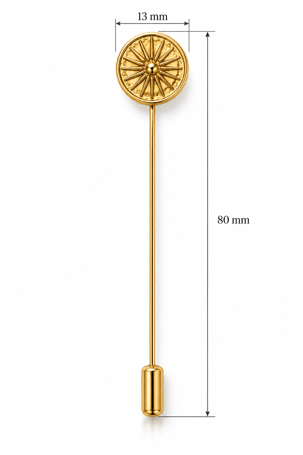Kutleš Lapel Pin - Vermeil Gold