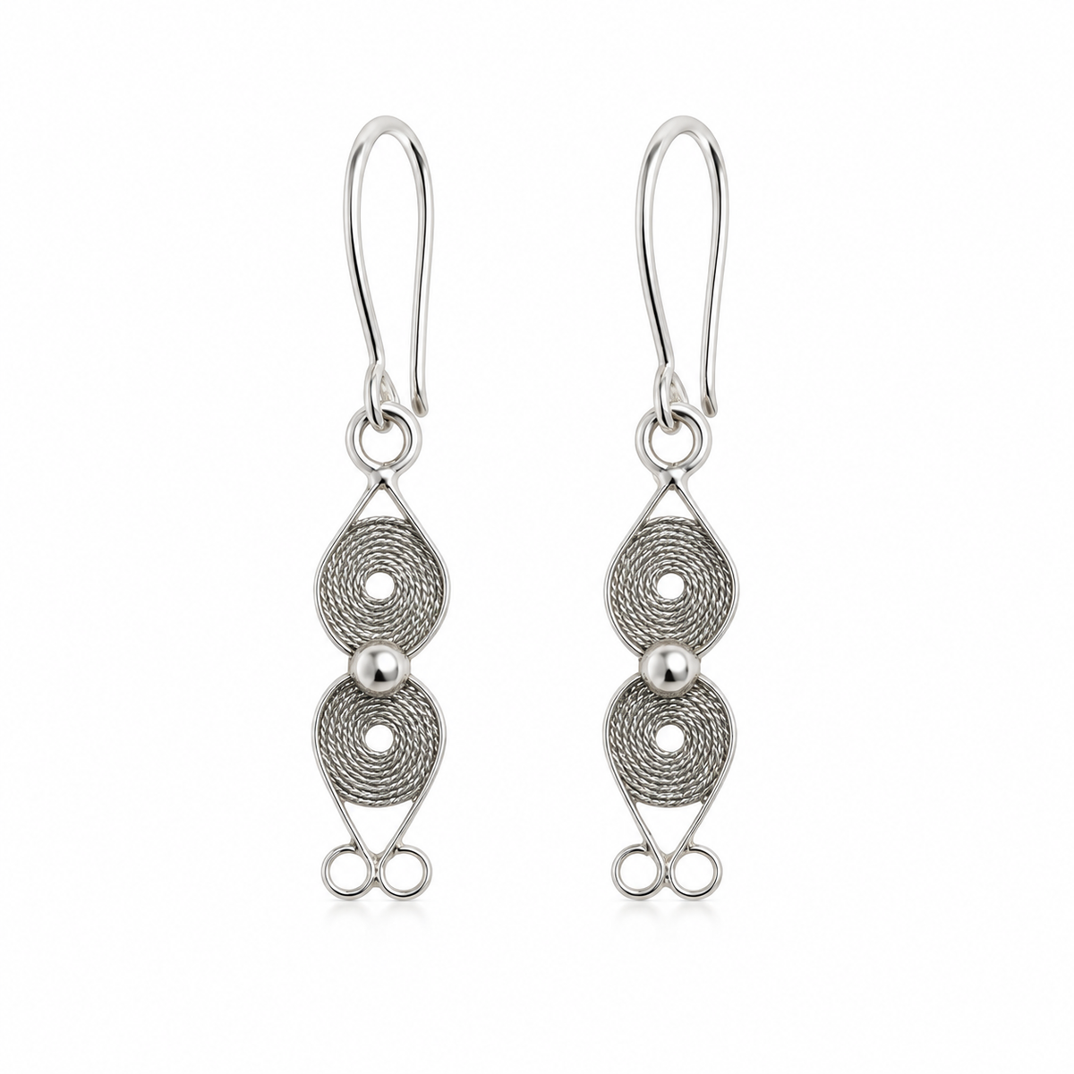 Lila Filigree Earrings
