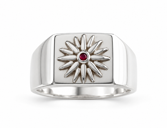 Pella Signet Ring - Silver