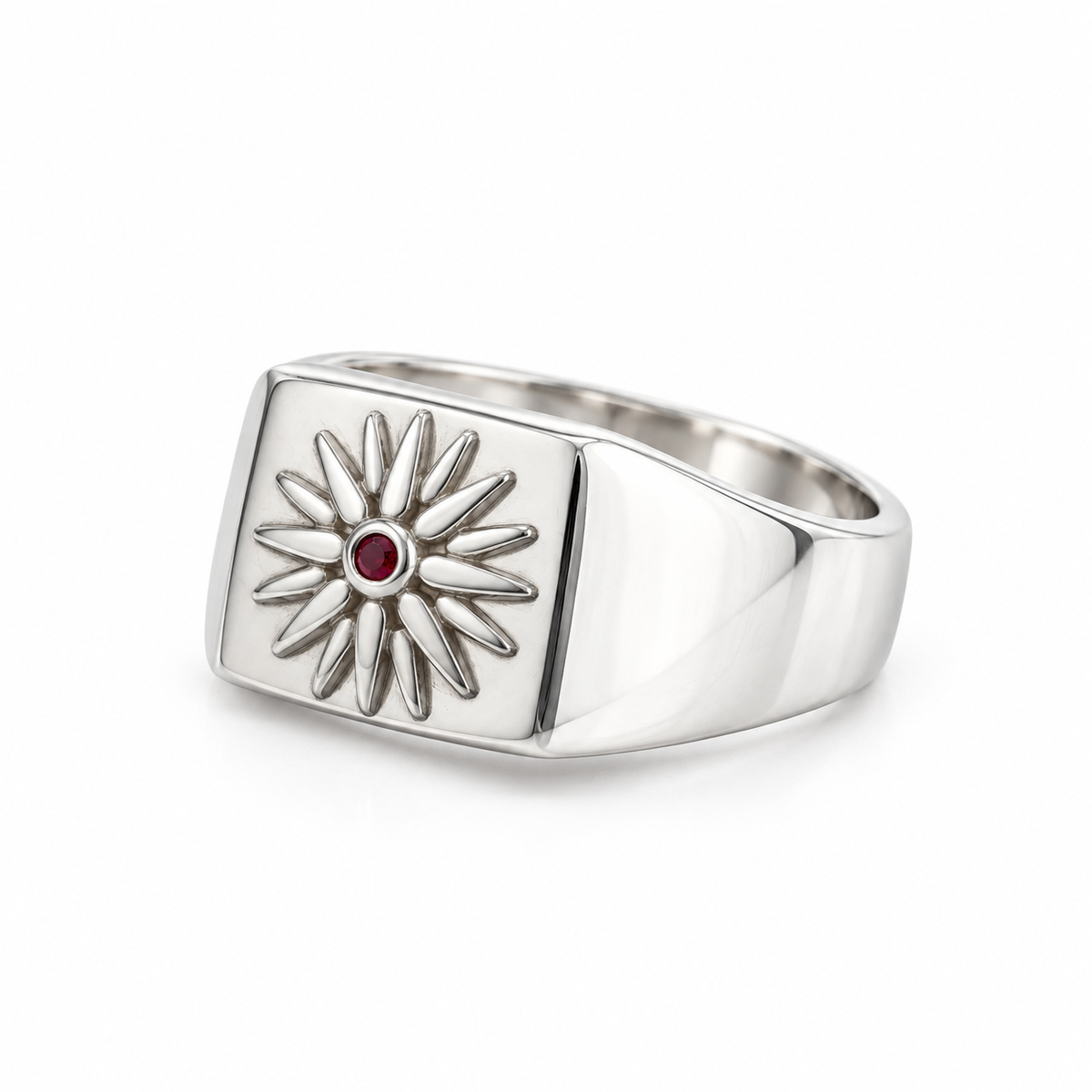 Pella Signet Ring - Silver