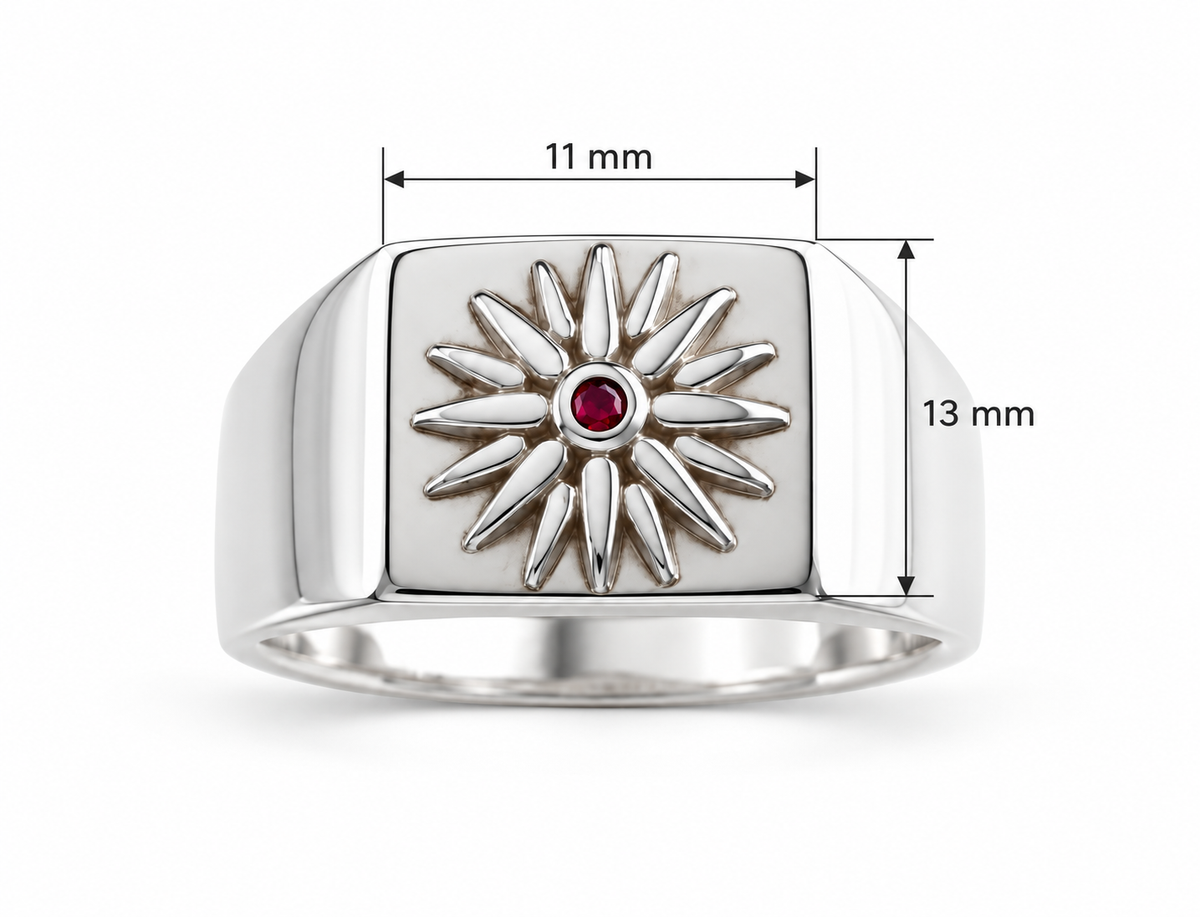Pella Signet Ring - Silver