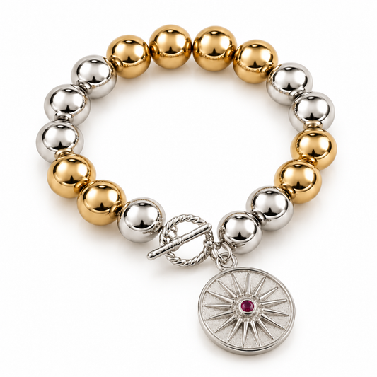 Sfera-12 Sonce Bracelet - Silver and Gold