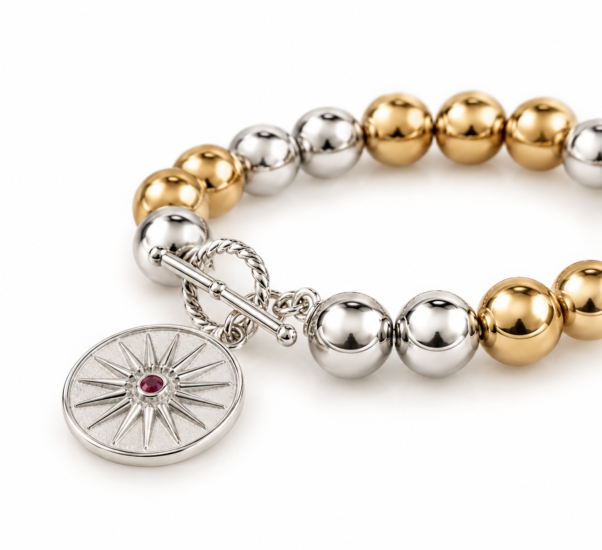 Sfera-12 Sonce Bracelet - Silver and Gold