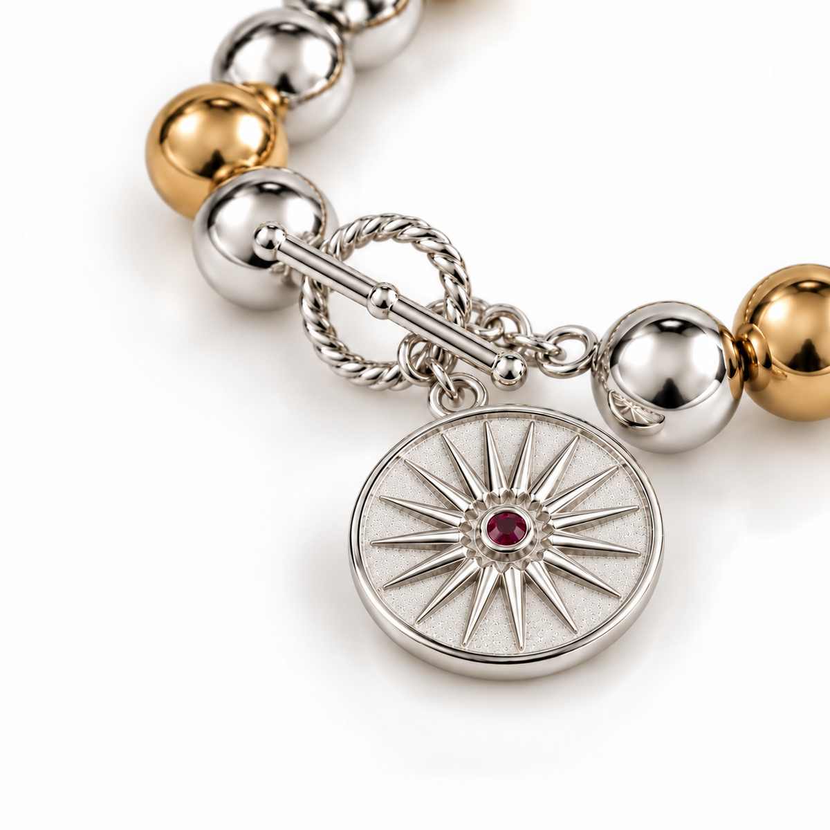 Sfera-12 Sonce Bracelet - Silver and Gold