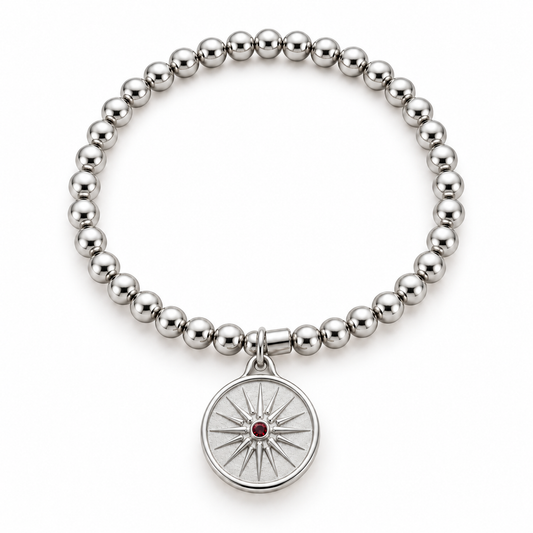 Sfera Stretch - Sun Bracelet - Silver