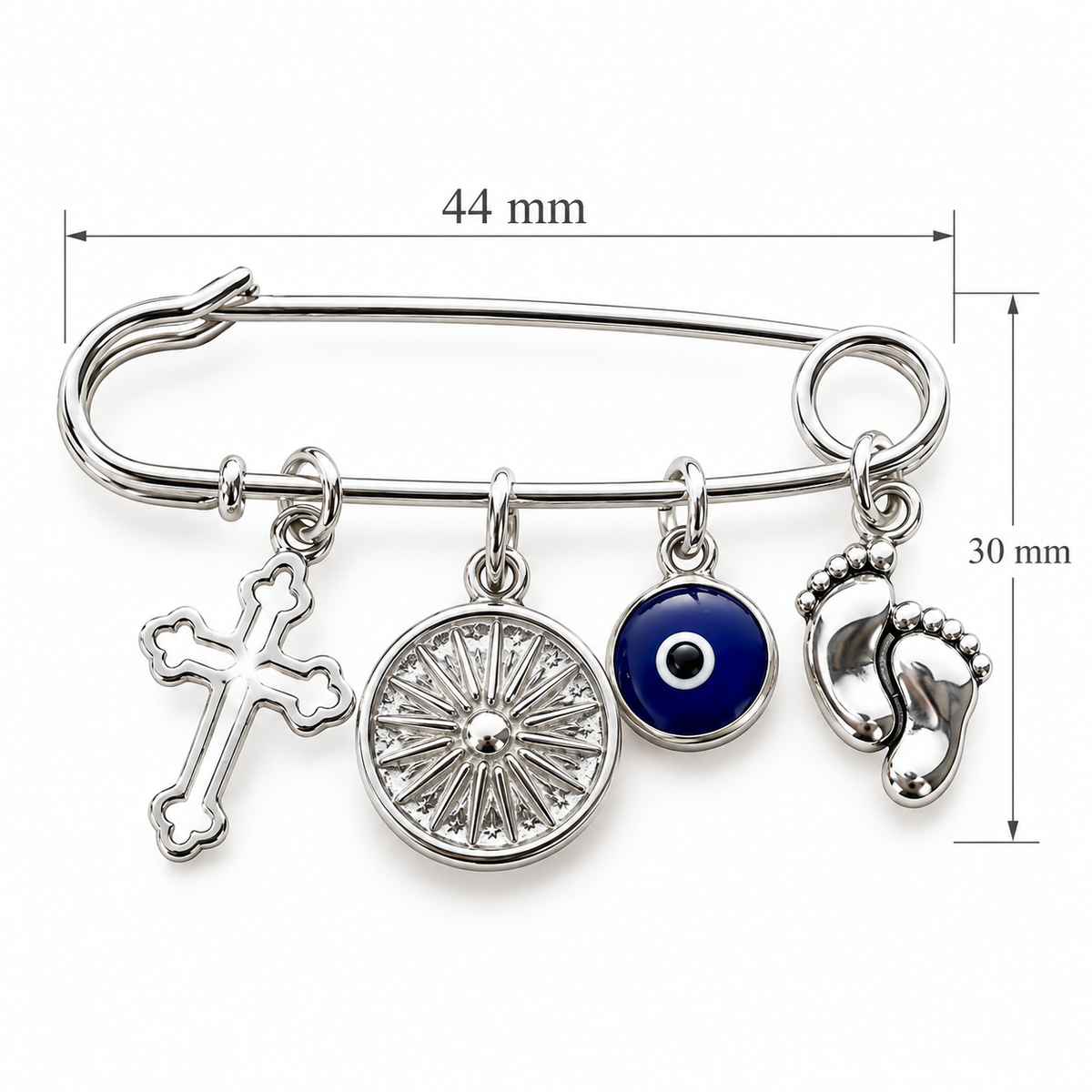 Guardian Baby Pin - Silver