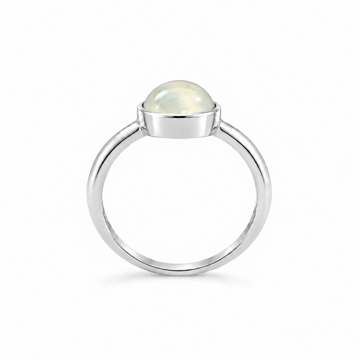 Elena Opal Ring - Silver