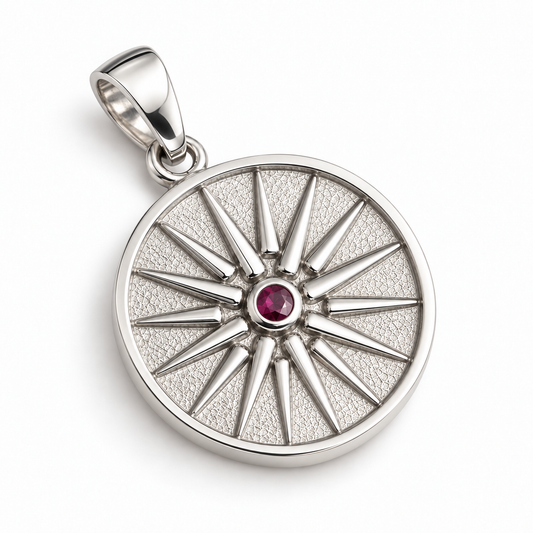 Sonce Pendant - Silver