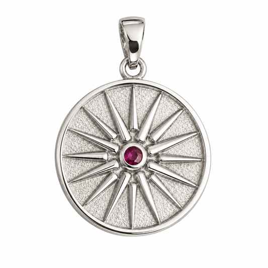 Sonce Pendant - Silver