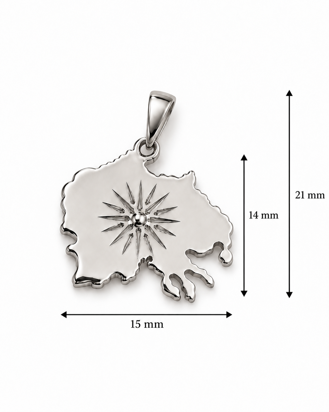 Karta Pendant - Silver