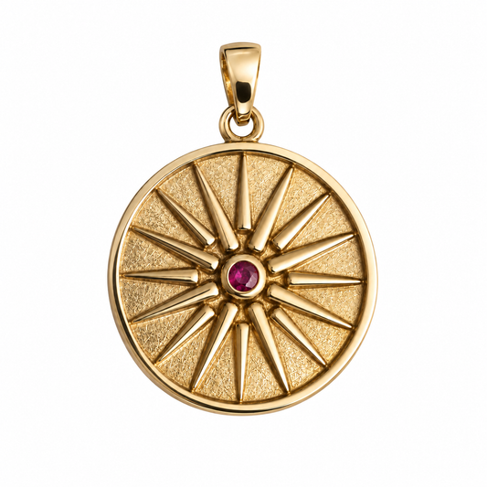 Sonce Pendant - Gold