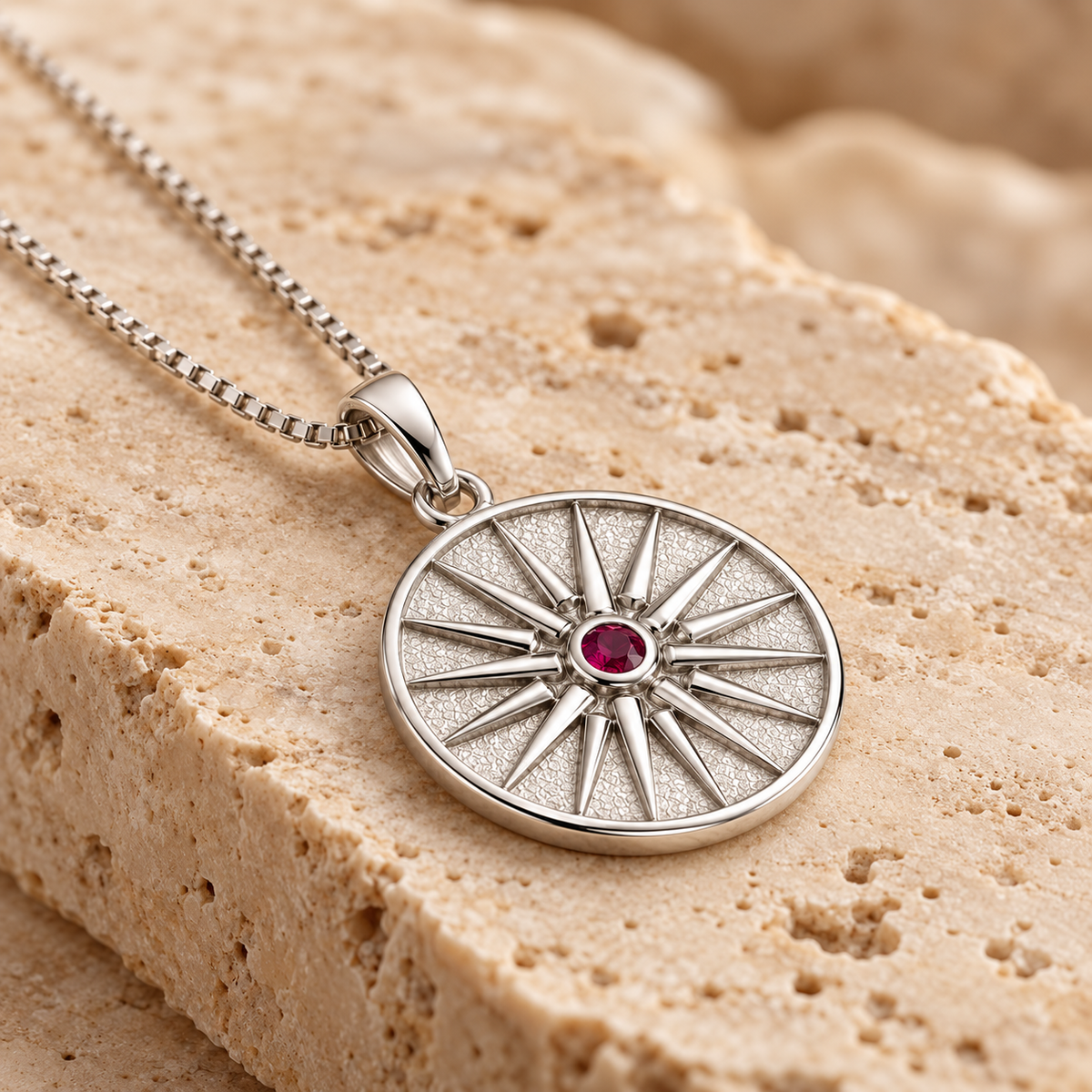 Sonce Necklace - Silver
