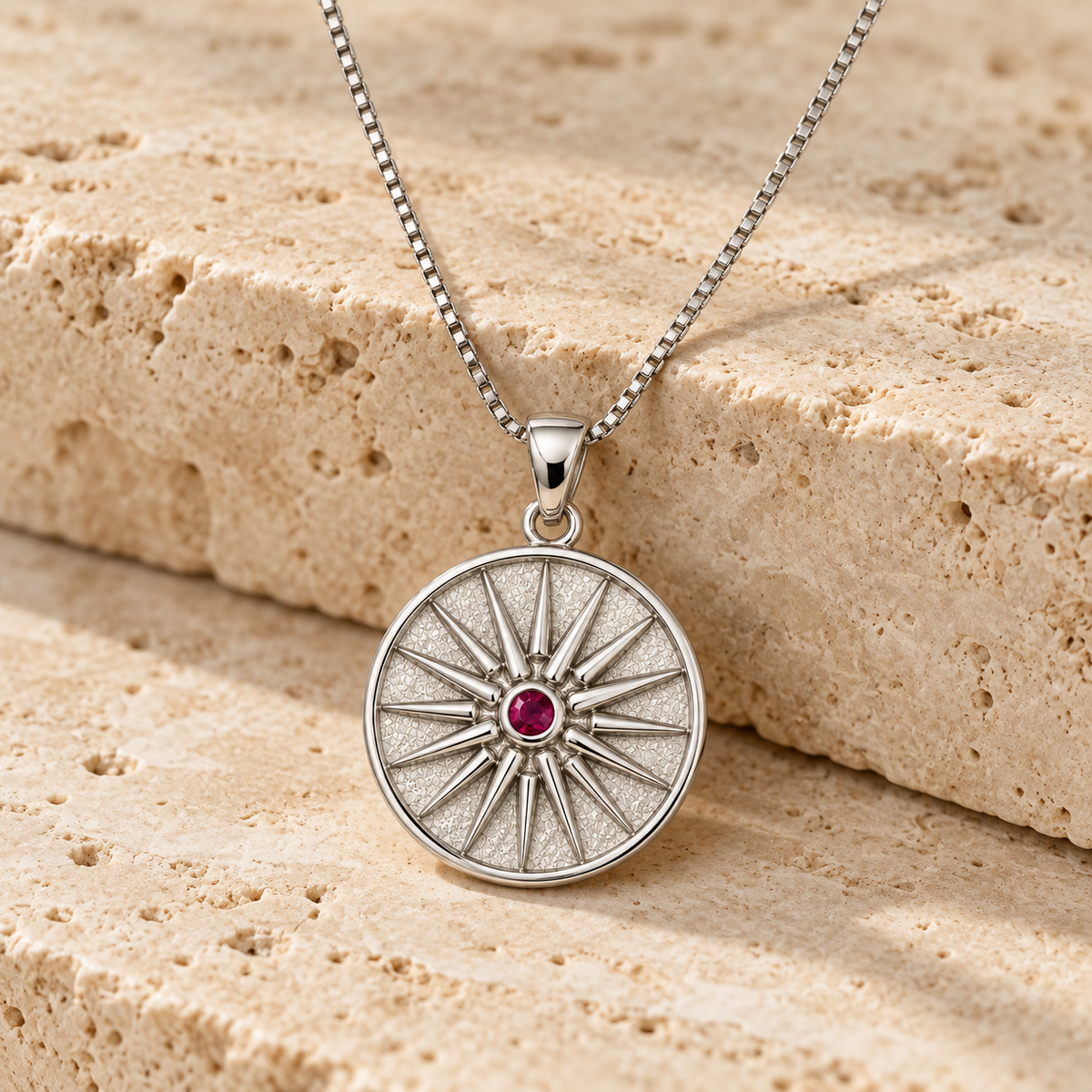 Sonce Necklace - Silver