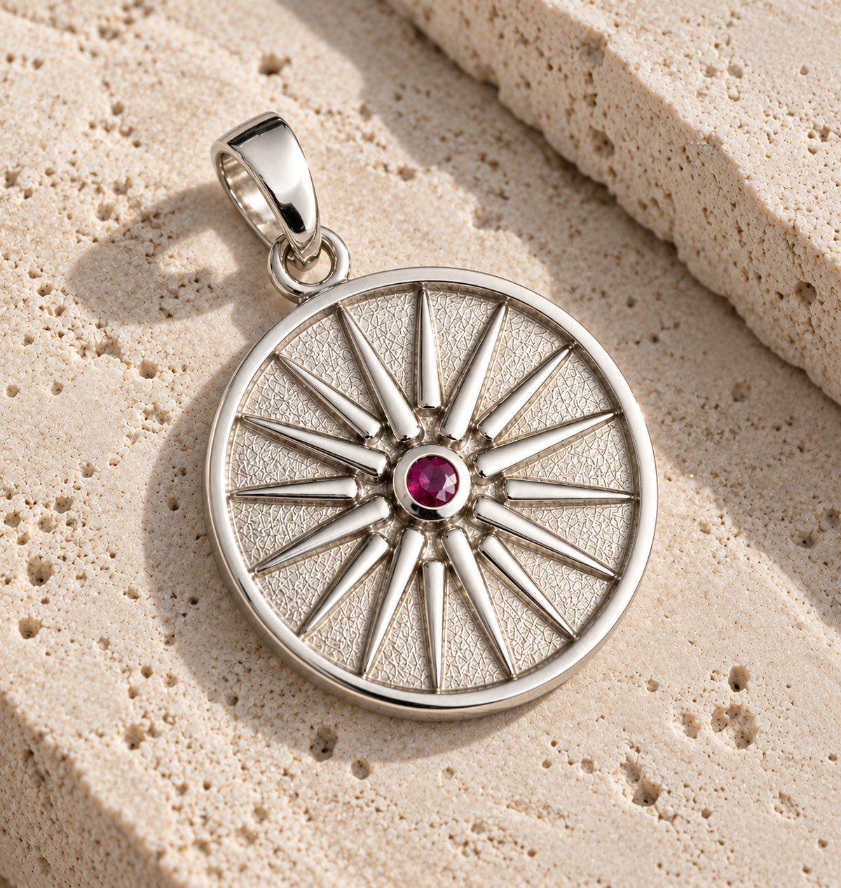 Sonce Pendant - Silver