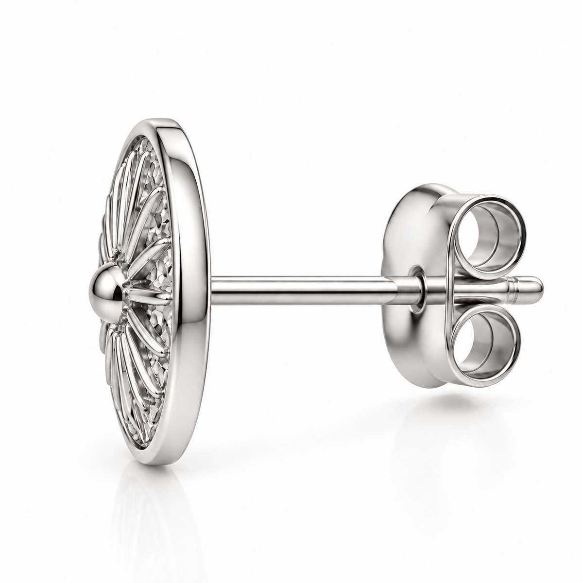 Starburst Earrings - Silver