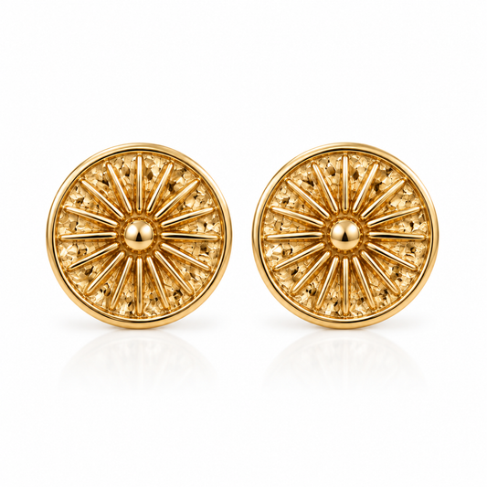 Starburst Earrings - Gold