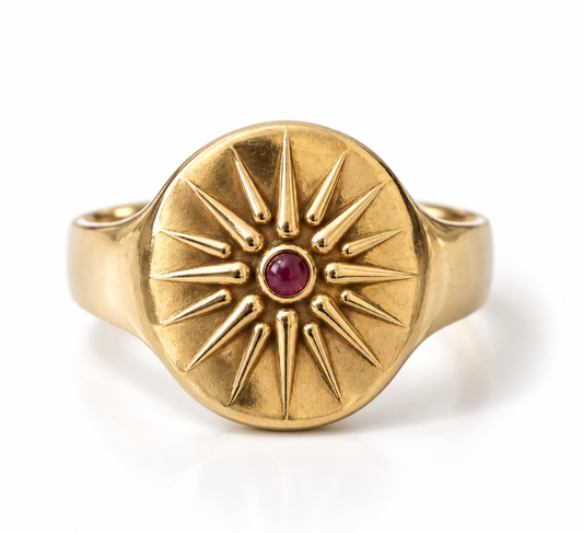 Stater Ruby Ring - Gold