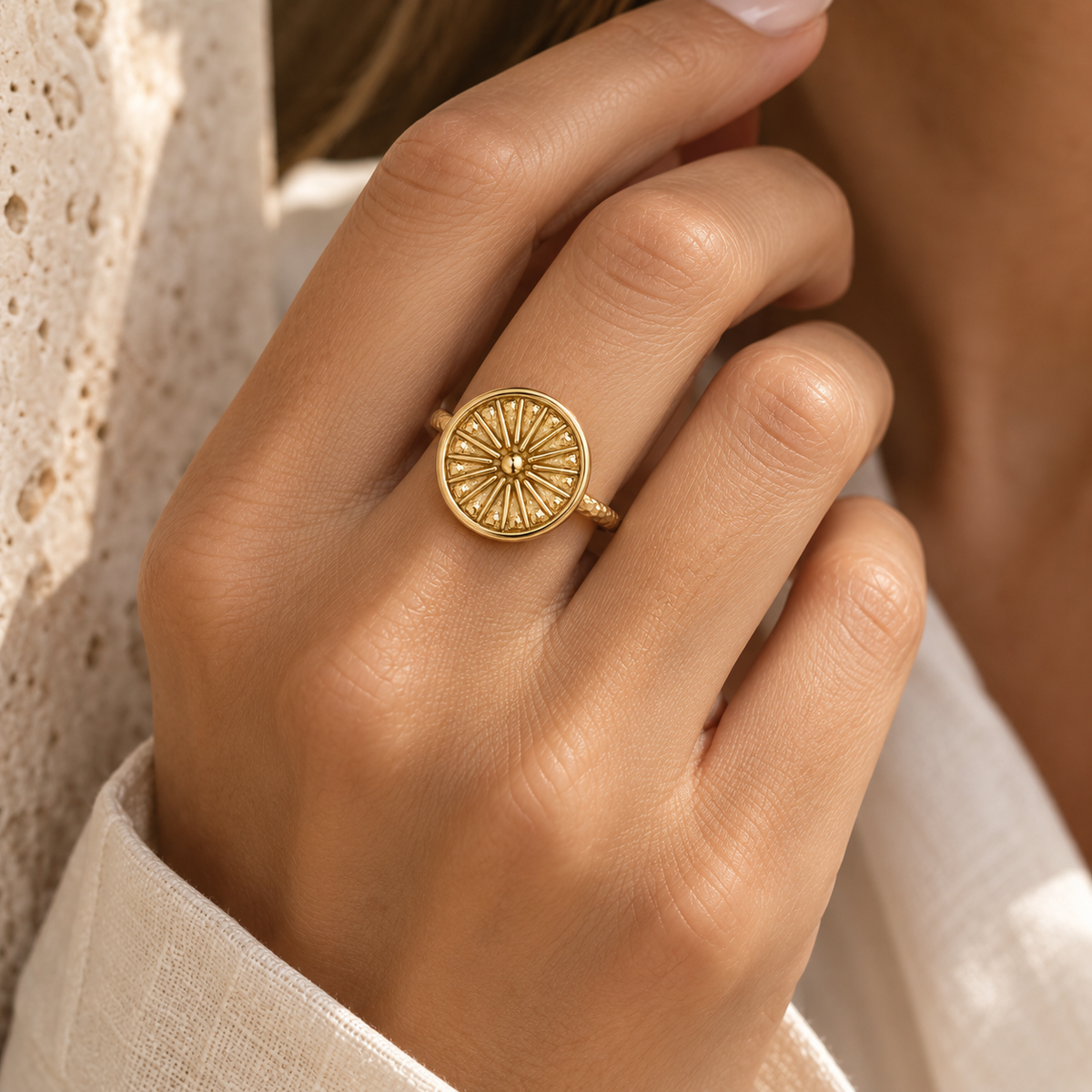 Sun Ring - Gold