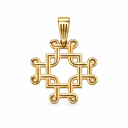 Veljusa Cross Pendant - Gold